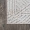Jonathan Y Jordan High-Low Pile Art Deco Geometric Beige 2 ft. x 10 ft. Indoor/Outdoor Runner Rug SBH103B-210 - alternate 3