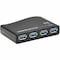 Eaton Tripp Lite Series 4-Port USB-A Mini Hub - USB 3.x 5Gbps, International Plug Adapters U360-004-R-INT - alternate 1