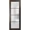 Sartodoors Slab Barn Door Panel Frosted Glass Planum 2132 30x96 Solid Core Modern Interior PLANUM2132S-CA-30 x 96 - alternate 1