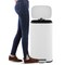 Happimess Curtis 8-Gallon Step-Open Trash Can, Cotton White HPM1011C - alternate 6