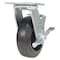 Vestil Rubber Swivel With Brake Caster 6 In. Diameter 2 In. Width 507 Lb. Capacity Black CST-VE-6X2MR-SWB - alternate 1
