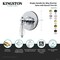 Kingston Brass Single-Handle Six-Way Diverter Valve with Round Trim Kit, Oil Rubbed Bronze KS4035WLL - alternate 2