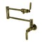 Kingston Brass Wall Mount Pot Filler Faucet, Antique Brass KS4103KL - alternate 1