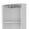 Homeroots 71in White Wood Corner Bar Cabinet With Two Doors 535085 - alternate 2