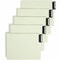 Smead 100 Recycled Filing Guides with Vertical ExtraWide Blank Tab, Gray, 25PK SMD61676 - alternate 1