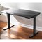Homeroots 48" Adjustable Black Stainless Steel Computer Desk 397733 - alternate 3