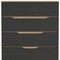 Homeroots 32" Natural And Black Four Drawer Dresser 543993 - alternate 4