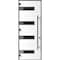 Vdomdoors Front Exterior Prehung Steel Door Ronex0131 Black Enamel 96 Stainless Inserts Entry Metal Modern RONEX0131EXD-BLK-W36xH96-RH-I - alternate 1