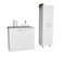 Homeroots White 39in Kitchen Island Set 519055 - alternate 2
