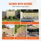 Vevor Natural Bamboo Slat Screening Privacy Bamboo Slat Fence 6 ft H x 16 ft L JA-A126G - alternate 2
