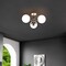 Jonathan Y Olivier 23.5" 3-Light Bohemian Farmhouse Iron/Frosted Glass LED Semi Flush Mount, Chrome JYL7600F - alternate 4