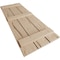 Ekena Millwork Rustic Three Board Spaced Board-n-Batten Hand Hewn Faux Wood Shutters, 17 1/2W x 72H, PR SHUBSS17X72HHPR - alternate 6