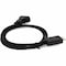 Add-On 6FT HDMI 1.3 MALE TO VGA MALE BLACK CABLE FOR RESOLUTION UP TO 1920X1200 HDMI2VGAMM6 - alternate 3