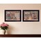 Homeroots Set Of Two God Bless or Sweet Land 3 Black Framed Print Wall Art, 2PK 406001 - alternate 3