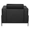 Office Star Products Arctic Armchair, Black Faux Leather ARCT51-U65 - alternate 4