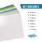Nanolap PSA Lapping Film, 7 Pc Adhesive Polishing Paper, 8-0.5 in x 11 in Microfinishing Sanding Sheets 61504N - alternate 3