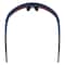 Ergodyne Matte Blue Frame High Contrast Red Mirror Lens Safety Glasses, High Contrast Mirrored Lens AEGIR-HCMI - alternate 3