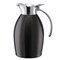 Service Ideas Nicollet Series 1-Liter Stainless Vacuum Insulated Carafe with Flip-Top Lid in Black Onyx NIC10BSBX - alternate 2