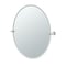 Gatco Tavern 32" Frameless Oval Mirror, Polished Nickel 4129LG - alternate 1