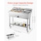 Vevor Commercial Propane Steam Table 6-Pan Outdoor Food Warmer Stainless Steel GBW-6 - alternate 4