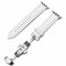 Elegani Alligator-Embossed Leather Watch Replacement Band Compatible with Apple Watch 45mm, White LAT2-WHT-45mm - alternate 1