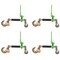 Mytee Products HiViz Green Folding Handle Ratchet Load Chain Binder w/Grab Hook & Slip Hook, 4PK CBRS-FH12-58SH-12GHx4 - alternate 1