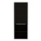Homeroots 12" Black Wood Floating Single Door Bathroom Vanity And Medicine Cabinet 543607 - alternate 1