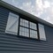 Ekena Millwork Rustic Four Board Joined Board-n-Batten Sandblasted Faux Wood Shutters w/Z-Board, 22W x 46H, PR SHUBJZ22X46SDPR - alternate 7