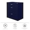 Space Solutions 30 in.W 3 Drawer Lateral File Cabinet for Home/Office, Fits Letter/Legal Sizes, Navy 25073 - alternate 3