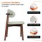 Leisuremod Sable Faux Leather Dining Chair with Rubberwood Legs SCW18LGR - alternate 5
