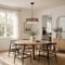 Vaxcel Abbotsford 2-Light Semi-Flush Ceiling Light, Matte Black, White Linen and Rattan Drum, 16-In. P0476 - alternate 5