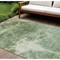 Homeroots 10' X 14' Fern Green And Artichoke Green Abstract Washable Indoor Outdoor Area Rug 582949 - alternate 1
