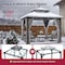Sunjoy 10x10 Kingston PC Top Rectangular Gazebo A10204382200 - alternate 6