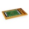 Picnic Time Family Of Brands NCAA Vanderbilt Commodores Football Field Icon Glass Top Cutting Board & Knife Set 910-00-505-584-0 - alternate 2