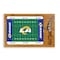 Picnic Time Family Of Brands NFL Los Angeles Rams - Football Field - Icon Glass Top Cutting Board & Knife Set 910-00-505-334-2 - alternate 2