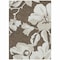 Homeroots 10' X 14' Brown Beige And Taupe Floral Washable Indoor Outdoor Area Rug 589535 - alternate 3