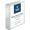Business Source Ring Binder, White, Clear Sleeve BSN09957 - alternate 1