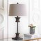 Jonathan Y Hunter 32" Metal/Glass LED Table Lamp, Bronze, 2PK JYL4000A-SET2 - alternate 2