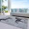 Homeroots 5' X 8' Gray And Charcoal Horse Washable Indoor Outdoor Area Rug 618656 - alternate 2