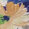 Homeroots 5' X 8' Navy Blue And Beige Floral Washable Indoor Outdoor Area Rug 610987 - alternate 2