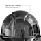 Klein Tools Hard Hat, REFLEKTOR Black Chrome, Vented Full Brim, Class C, Headlamp 60996 - alternate 5