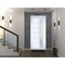 Vdomdoors Front Exterior Prehung FiberGlass Door Frosted Glass / Manux 8088 White Silk / Office Commercial an MANUX8088EXD-WS-W30 x H80-RH - alternate 1