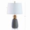 Jonathan Y Pineapple 23" Ceramic LED Table Lamp, Gray/Gold JYL4019B - alternate 4