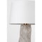 Hudson Valley Lighting Raiden 1 Light Table Lamp 19 In. Aged Brass/ Ceramic Windswept White L4629-AGB/CDW - alternate 3