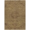 Homeroots 8' X 10' Brown And Tan Floral Washable Indoor Outdoor Area Rug 604207 - alternate 3