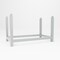 Pucel Stacking Rack Unit, 48 in W x 24 in D x 32 in H, Gray SRU-248 - alternate 1