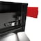 Mail Boss Metro Locking Wall-Mount Mailbox, Black, 14/16-Gauge Steel 805941 - alternate 2
