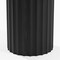 Homeroots 52" Black Solid Wood Pedestal Base Round Top Dining Table 721039 - alternate 3