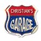 Signmission Christian's Garage, 6 inch X 6 inch, Vinyl Decal, 2PK SHI-D-2PACK-6-383-CHRISTIAN - alternate 1