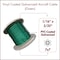 Laureola Industries 1/16 in.-3/32 in. Vinyl Coated Green Galvanized Cable 7x7 Strand Aircraft Cable Wire Rope, 100 ft ZAG116332-77-GPG-100 - alternate 1